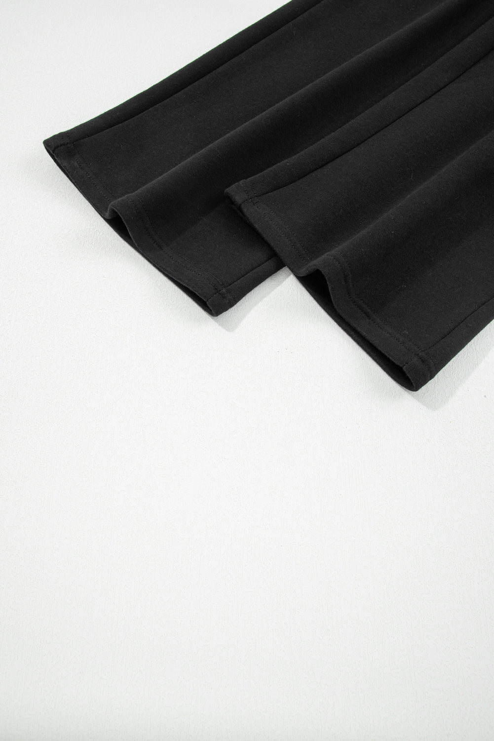 Leopard Tie Black Fleece Pants