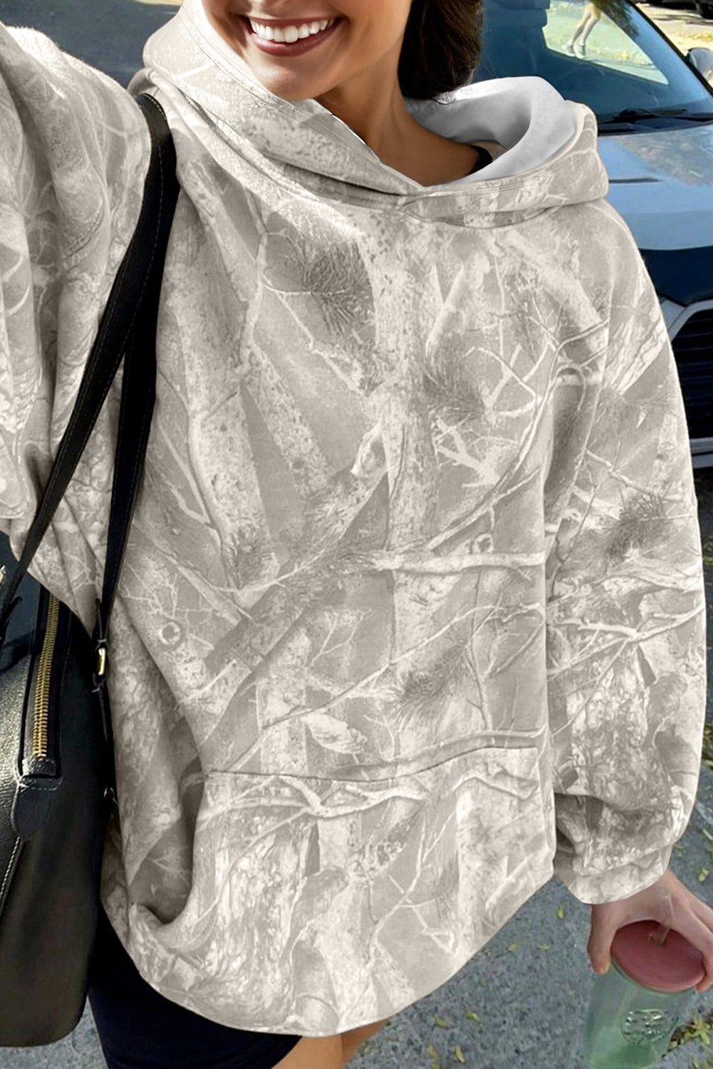 Camo Oversized Hoodie