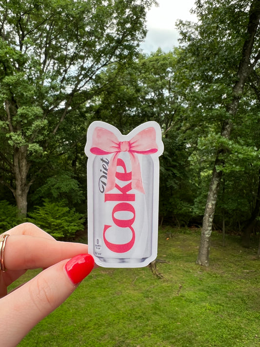 Diet Coke Coquette Sticker