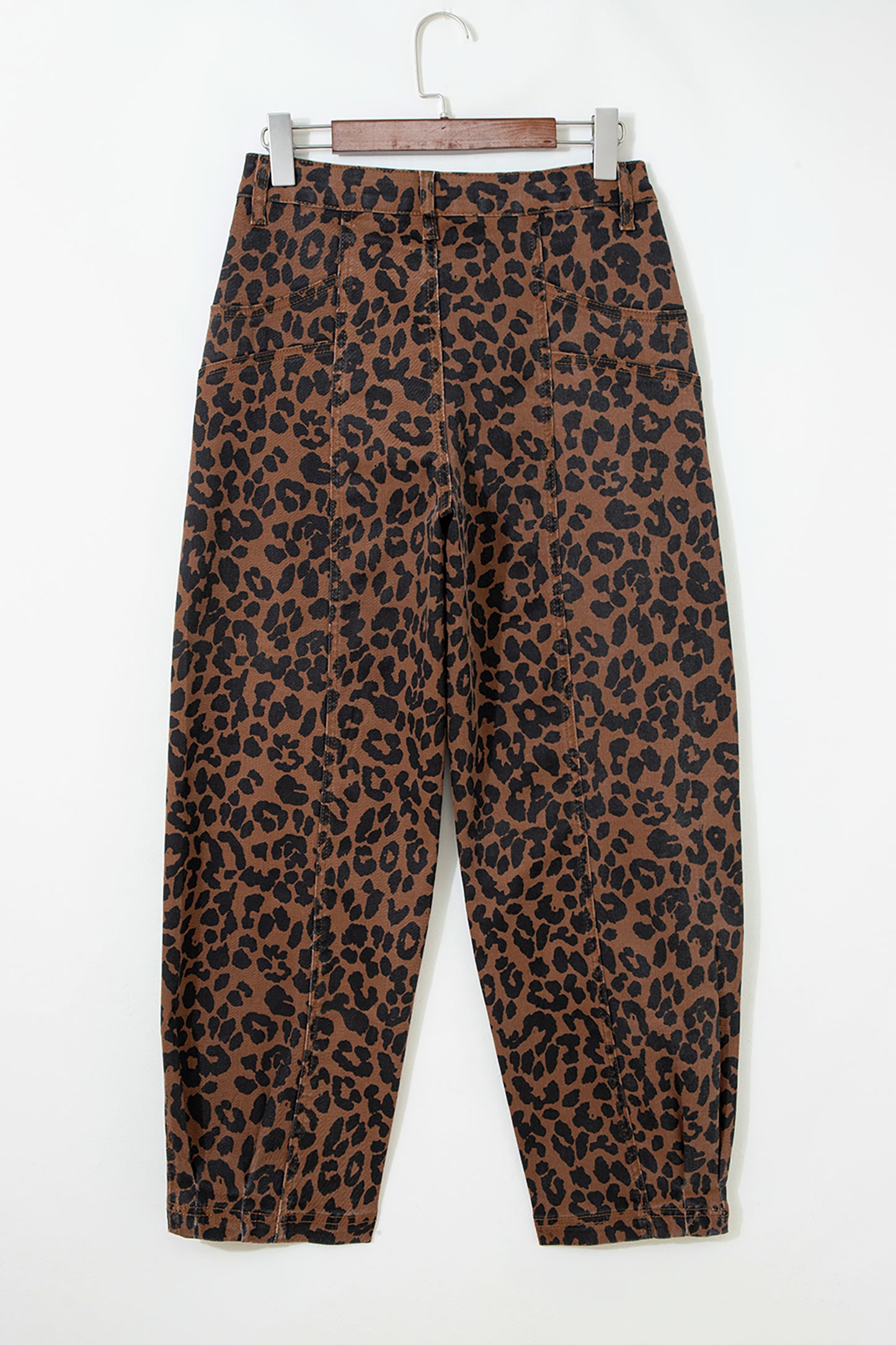 Leopard Denim Jeans
