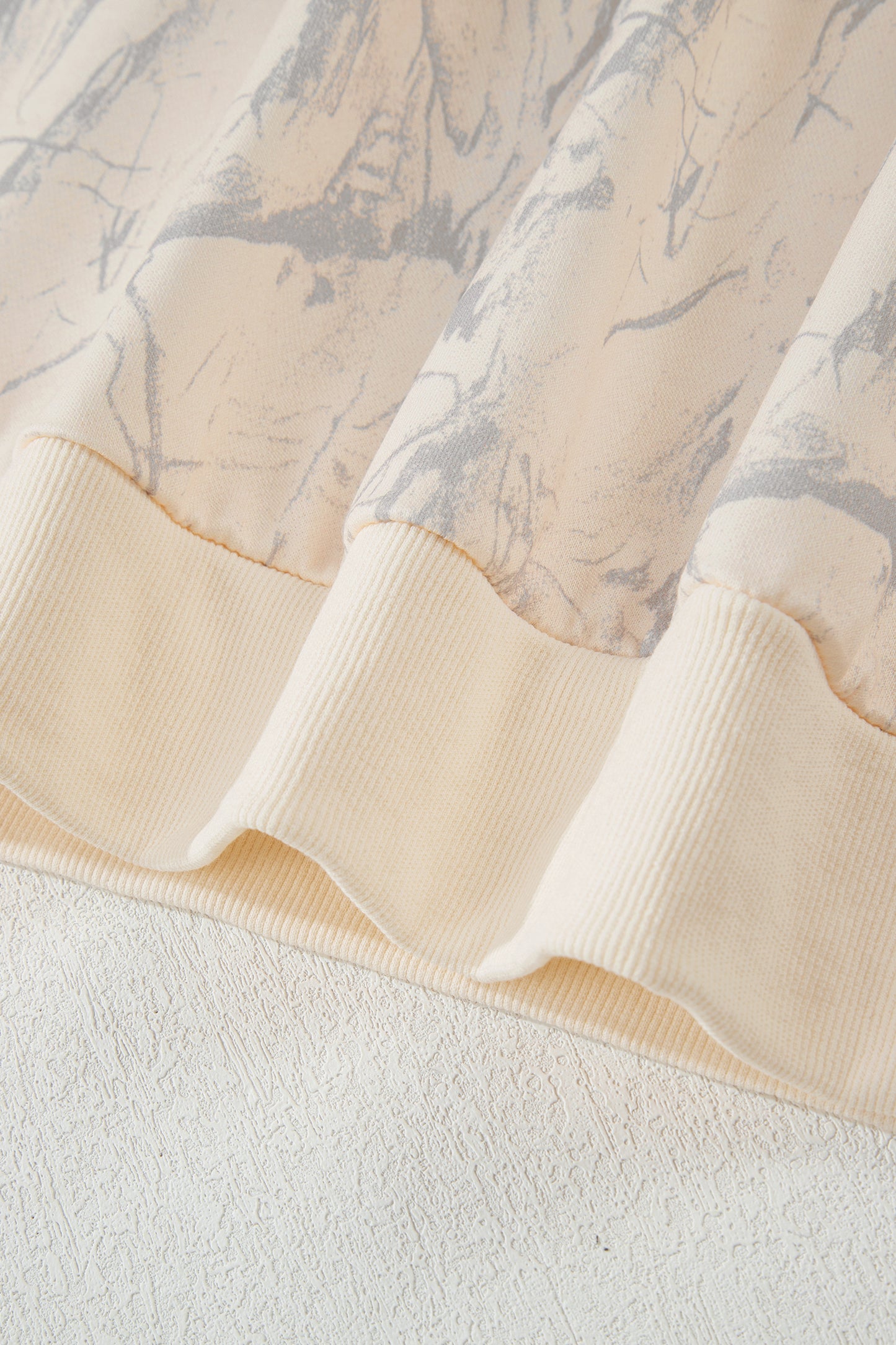 Camo Mock Neck Pullover